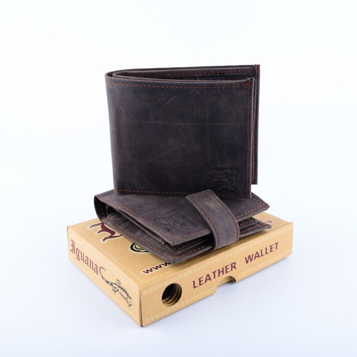 Muški novčanik MN19 braon brušeni na kutiji