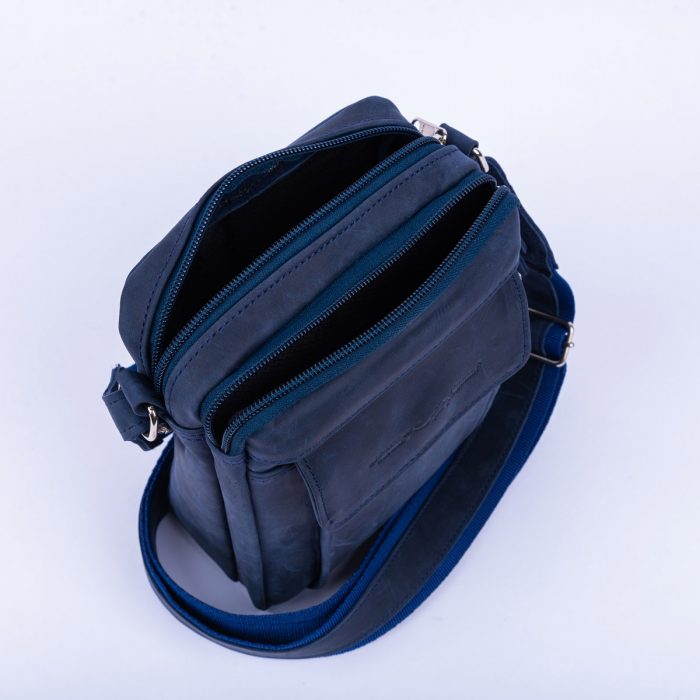 Kožna torbica T61 plava