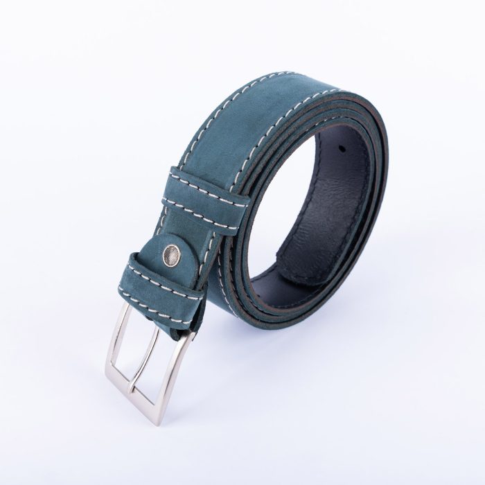 Plavi Kais 4Cm Beli Konac Brusena Koza