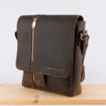 Kožna tašna IV1 braon (brušena koža) - Slika 3