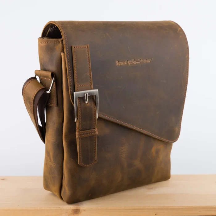 Kožna Tašna Iv3 Braon (Brušena Koža) - Slika 2