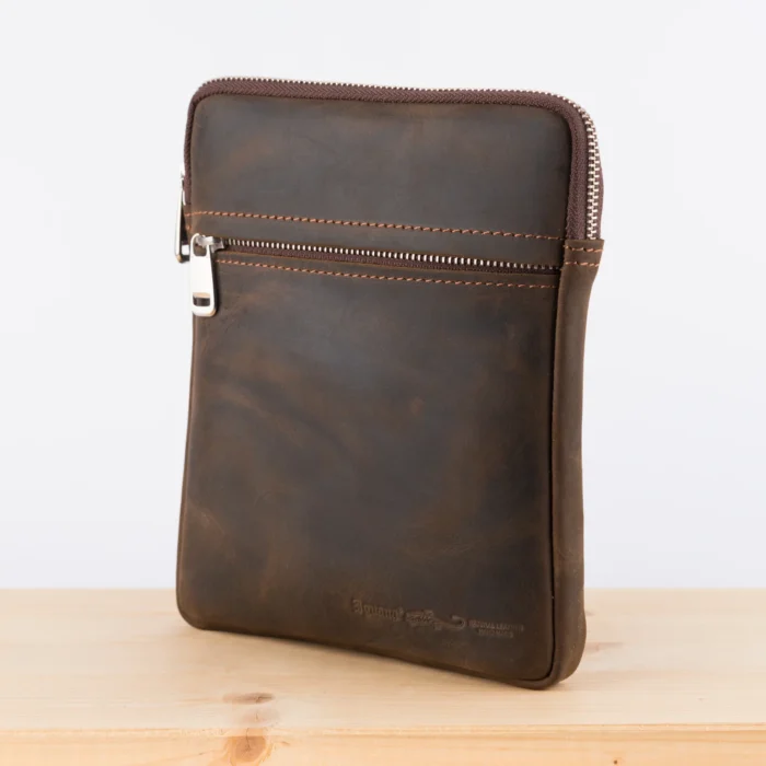 Kožna Tašna Ma Braon (Brušena Koža) - Slika 3