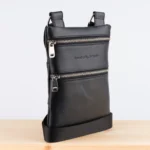 Kožna tašna MG crna - Slika 2