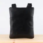 Kožna tašna MG crna - Slika 4