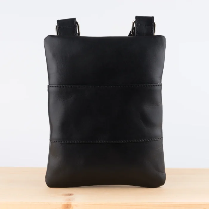 Kožna Tašna Mg Crna - Slika 4