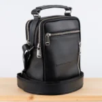 Kožna tašna PES crna - Slika 2