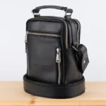 Kožna tašna PES crna - Slika 3