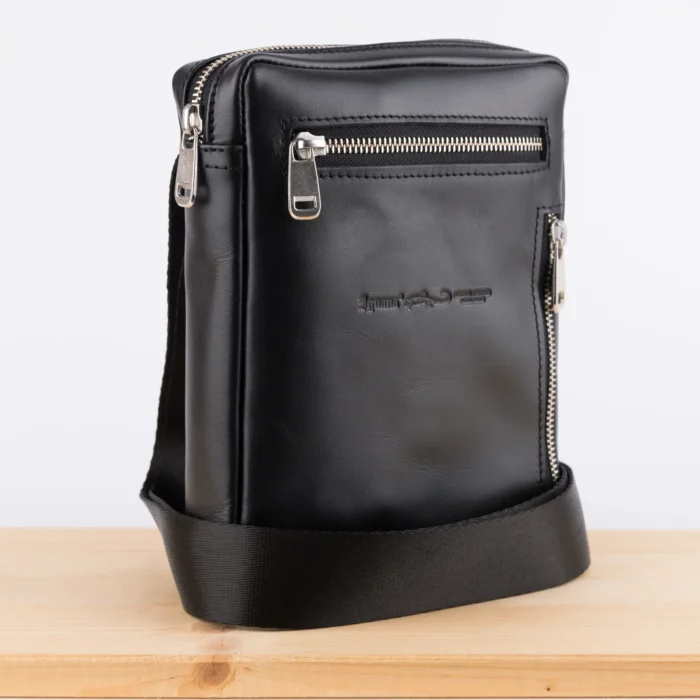 Kožna Tašna Ti Crna - Slika 2