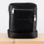 Kožna tašna TI crna