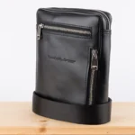 Kožna tašna TI crna - Slika 3