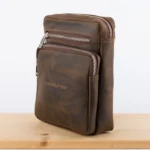 Kožna tašna TI2 braon (brušena koža) - Slika 3