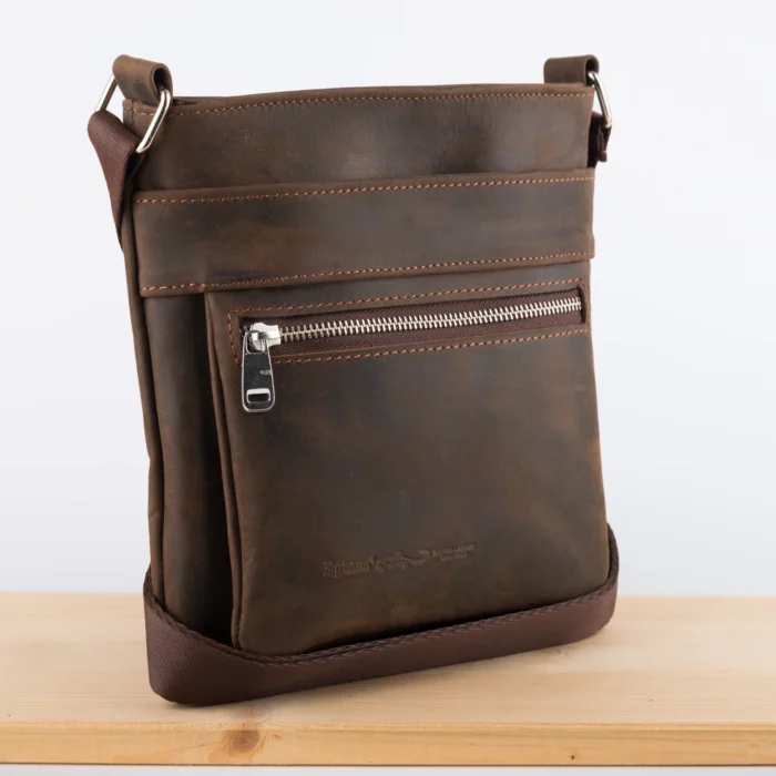 Kožna Tašna Ži Braon - Slika 2