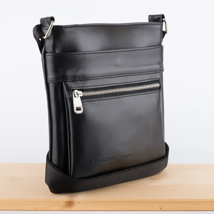 Kožna Tašna Ži Crna - Slika 2