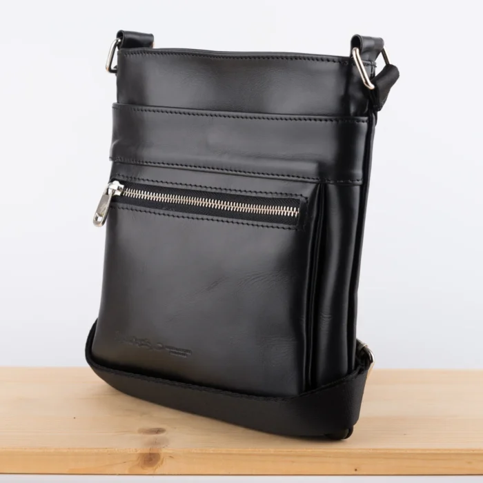 Kožna Tašna Ži Crna - Slika 3