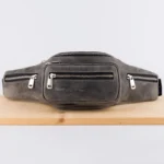 Kožna torbica B2 siva (brušena koža)