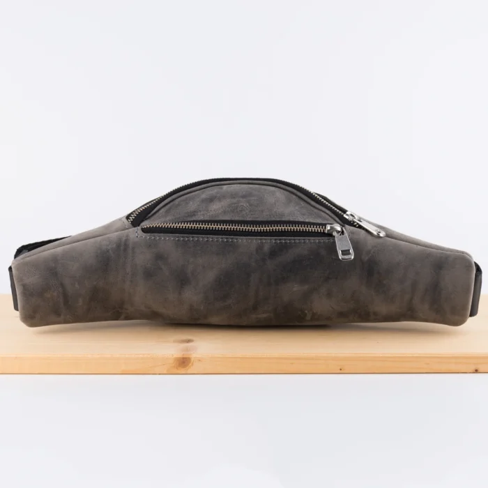 Kožna Torbica B2 Siva (Brušena Koža) - Slika 4