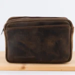 Kožna torbica T11 braon (brušena koža)