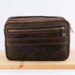 Kožna torbica T11 braon (brušena koža) - Slika 4