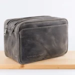 Kožna torbica T11 siva (brušena koža) - Slika 2