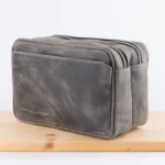 Kožna torbica T11 siva (brušena koža) - Slika 3