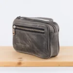 Kožna torbica T5 siva (brušena koža) - Slika 3