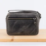 Kožna torbica T5 siva (brušena koža) - Slika 4