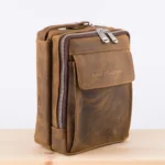 Kožna torbica T6 braon (brušena koža) - Slika 2